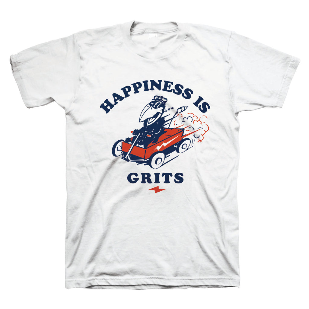 Happiness Is Grits - White - Grits Co.