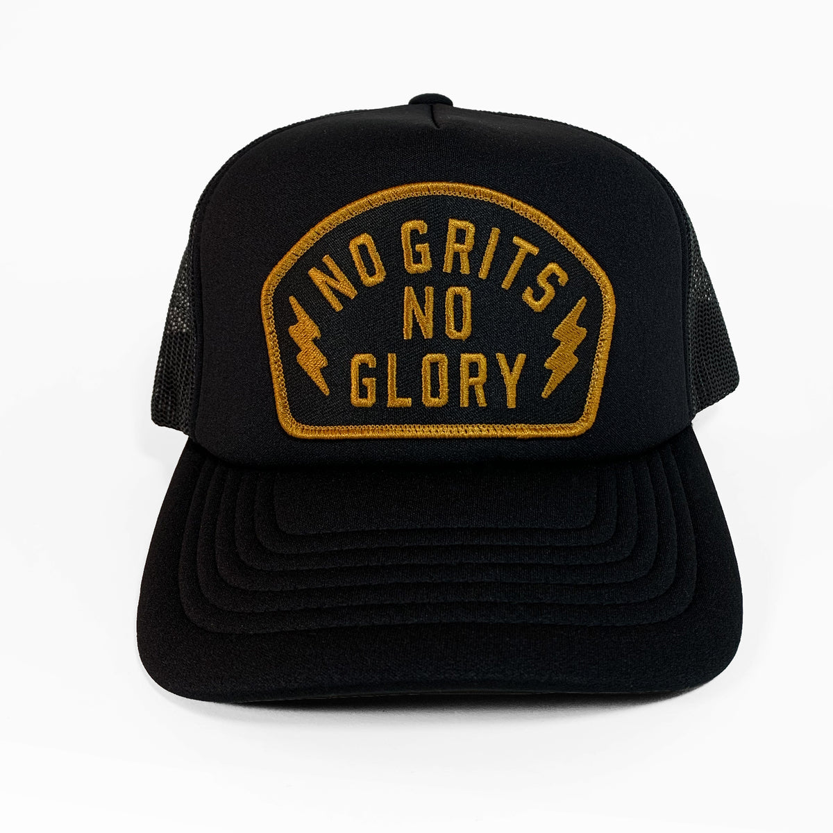 THE GRIND | BLK + GLD Trucker Hat